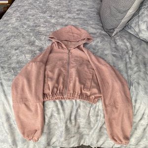 Cropped Suede Jacket